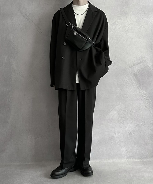 SERACE】Loose silhouette double tailored jacket / ルーズシルエット