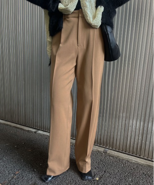 セール】ESSENTIAL SLIM STRAIGHT PANTS（スラックス）｜Ameri（アメリ