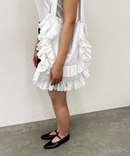 EDIT. FOR LULU（エディットフォールル）の「レース フリルバッグ