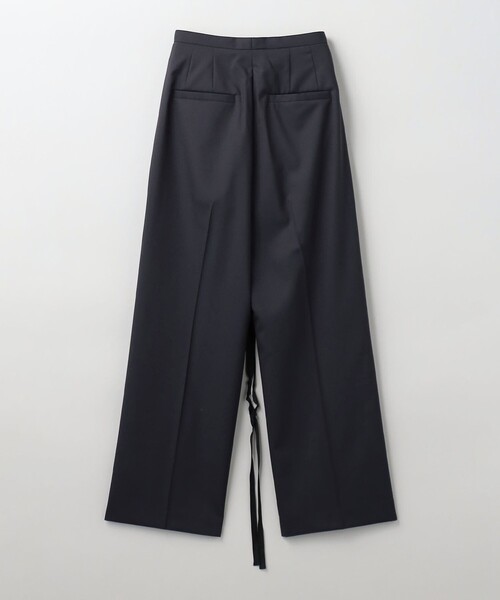 6（ロク）の「＜6(ROKU)＞リボン マーベルト パンツ（スラックス