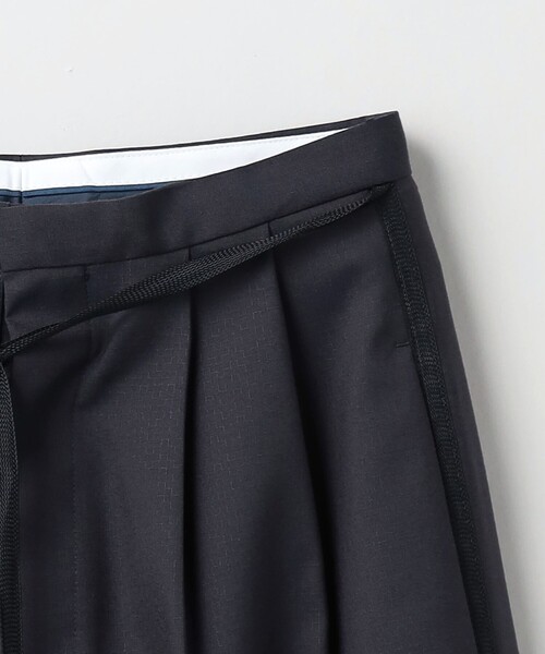 6（ロク）の「＜6(ROKU)＞リボン マーベルト パンツ（スラックス