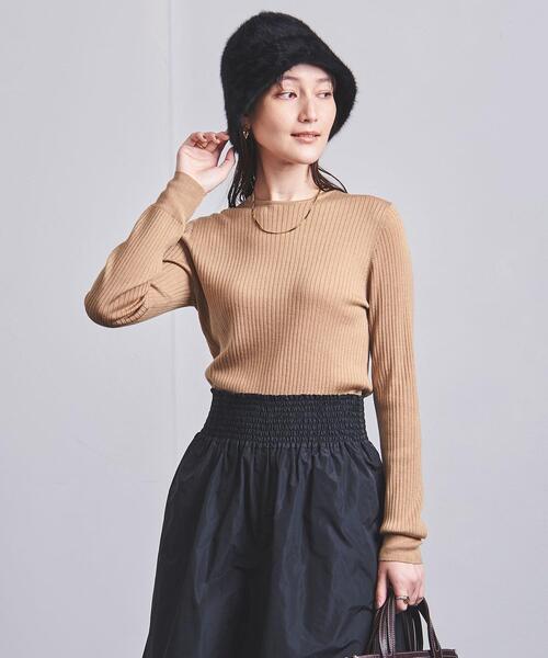 UNITED ARROWS（ユナイテッドアローズ）の「W/SI/CA リブ クルーネック