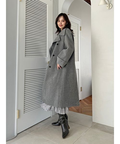 セール】【HIGH QUALITY】バルマカンリバーコート（チェスターコート