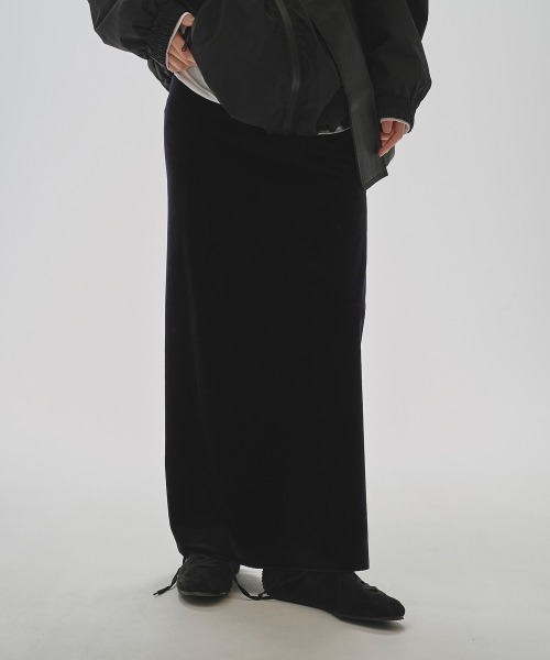 Pencil Velour Skirt（スカート）｜TODAYFUL（トゥデイフル）の