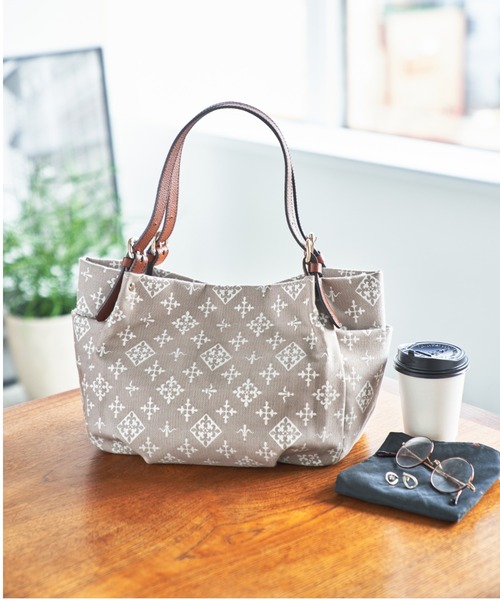 russet（ラシット）の「コットンジャガードトートバッグS(CE-851