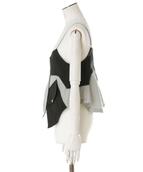 UN3D.（アンスリード）の「MA-1ドッキングビスチェ（キャミソール