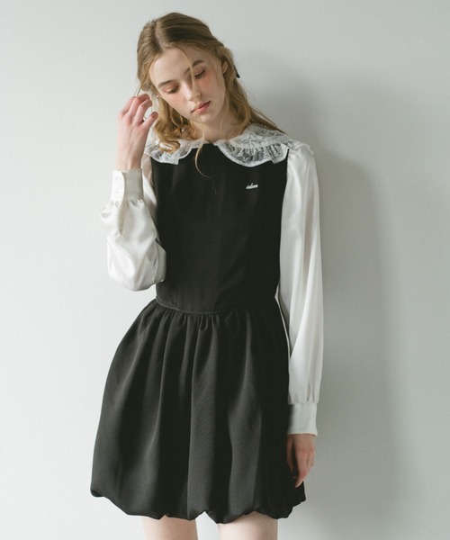 balloon mini onepiece / ノースリバルーンミニワンピ（ジャンパー