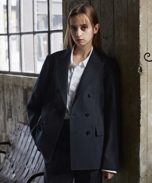 CLEL core.】Super 100s Bishu Wool Double Tailored Jacket