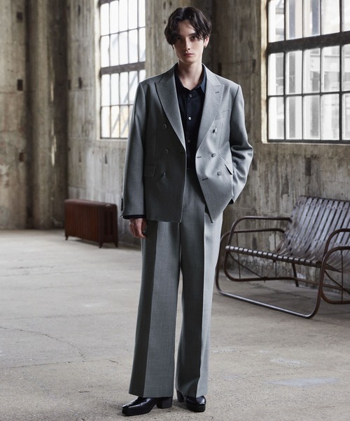 CLEL core.】Super 100s Bishu Wool Double Tailored Jacket