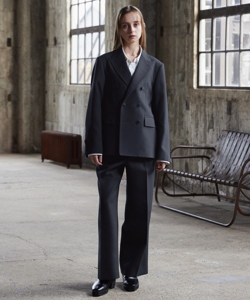 CLEL core.】Super 100s Bishu Wool Double Tailored Jacket