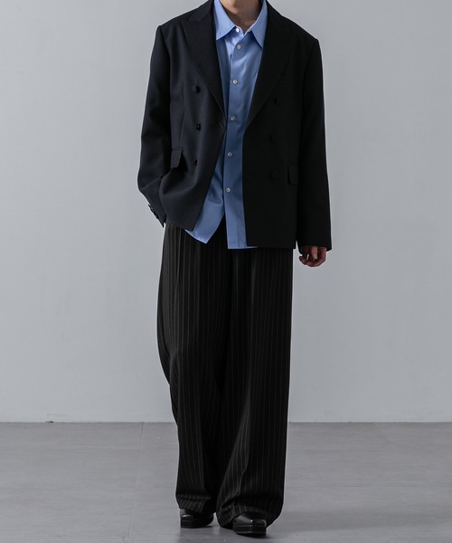 CLEL core.】Super 100s Bishu Wool Double Tailored Jacket