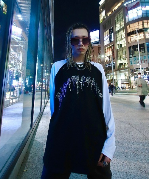 DIG YOUR OWN GRAVE ラインストーンゲームシャツXU DOG DIG YOUR OWN