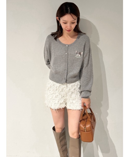 SNIDEL（スナイデル）の「チュールフリンジショートパンツ（その他