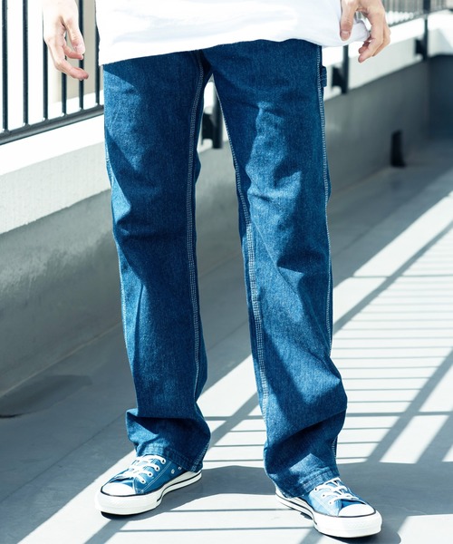 KEY（キイ）の「KEY デニムダンガリー（デニムパンツ）」 - WEAR