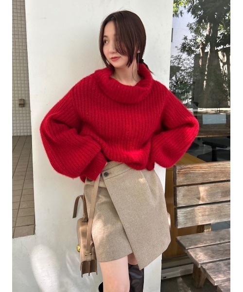 FRAY I.D（フレイアイディー）の「ボンディングミニスカート（スカート