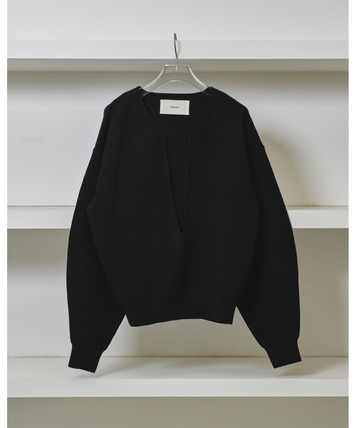 TODAYFUL（トゥデイフル）の「Slit Neck Knit（ニット/セーター）」 - WEAR