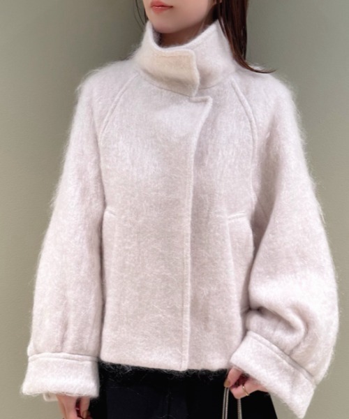 SNIDEL（スナイデル）の「シャギーミドルブルゾン（ブルゾン）」 - WEAR