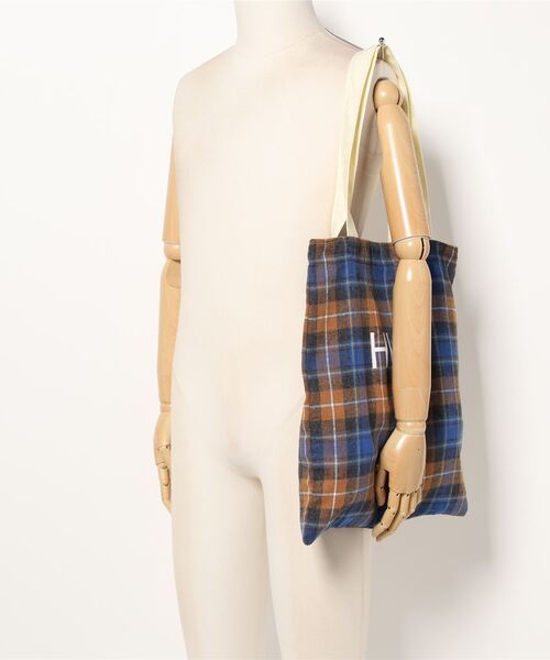 チェック柄トートバッグ（トートバッグ）｜nemne store（ネンネストア