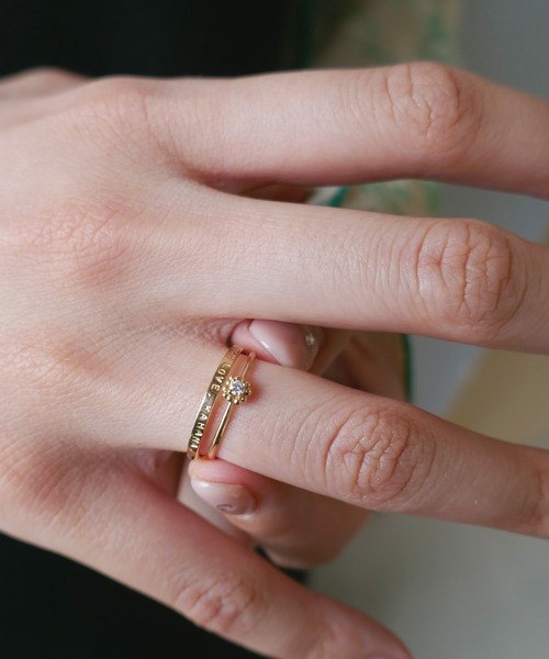 little emblem ダイア ルビー スカルリング 10号 k18 Amazon | [リトル