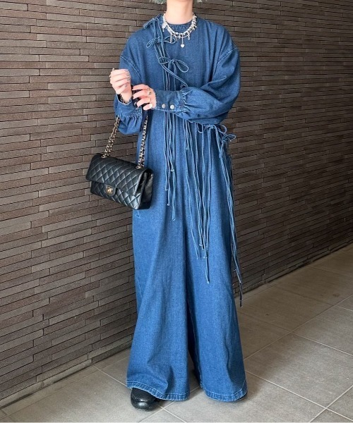 PERNA（ペルナ）の「デニムオールインワン（つなぎ/オールインワン