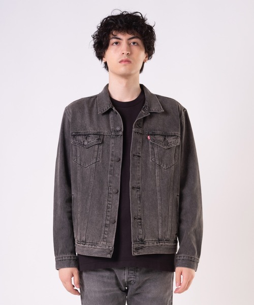 セール】Levi's/リーバイス トラッカージャケット ブラック ROUND