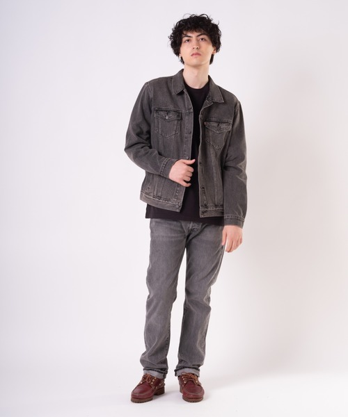 セール】Levi's/リーバイス トラッカージャケット ブラック ROUND