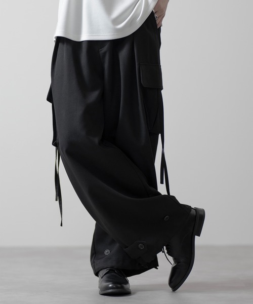 CLEL】M-47Design TR Loose Parachute Pants/M-47デザイン TRルーズ