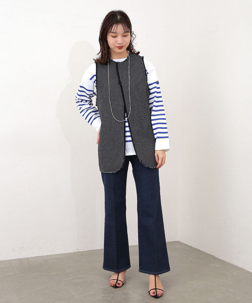IENA（イエナ）の「＆NAVY 2way ツィード ベスト（ベスト）」 - WEAR