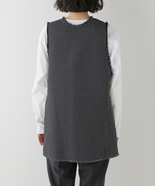 IENA（イエナ）の「＆NAVY 2way ツィード ベスト（ベスト）」 - WEAR