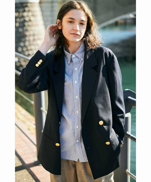 Gymphlex | ダブルブレストジャケット WOMEN（テーラードジャケット