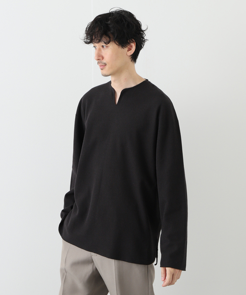 blurhms ROOTSTOCK】Rough Smooth Thermal Over-neck（Tシャツ