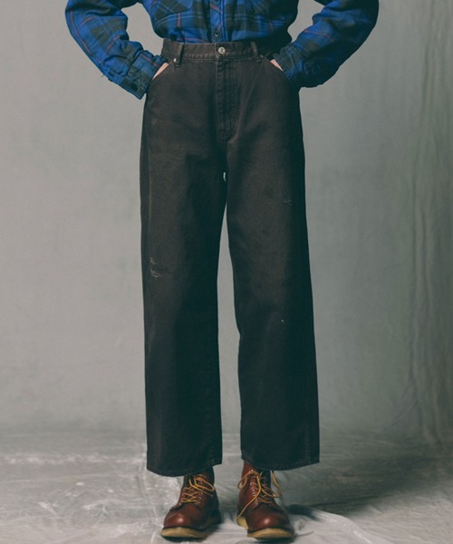 ATELLIER WELLS BY JOHNBULL】カツラギオーバーダイペインターパンツ
