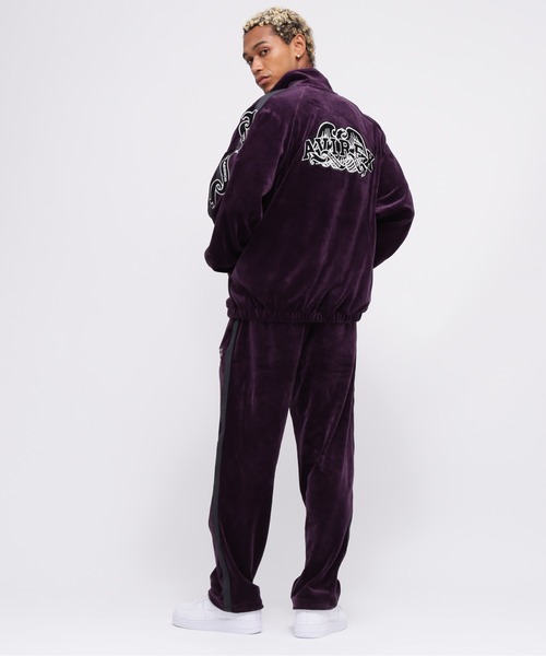 AVIREX（アヴィレックス）の「《WEB&DEPOT限定》VELOUR TRACK JACKET