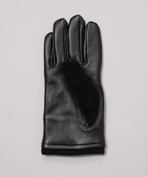 UNISEX》Pig Suede x Goat Leather Gloves/ピッグスエード×ゴート