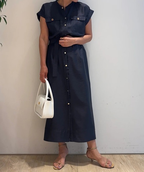 Apuweiser-riche（アプワイザーリッシェ）の「金釦ワークワンピース