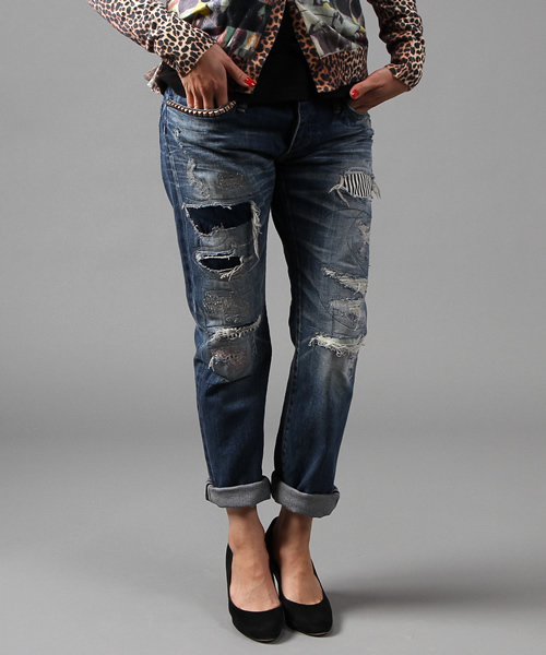 HYSTERIC GLAMOUR（ヒステリックグラマー）の「RSM加工デニムスリム