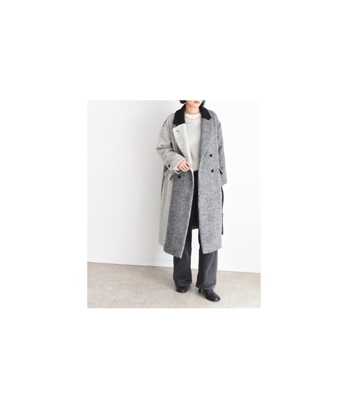 Eimee Law（エイミーロウ）の「ミックスシャギー配色ロングコート