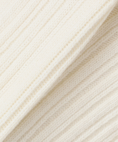 カシュクールランダムリブニットプルオーバー（ニット/セーター