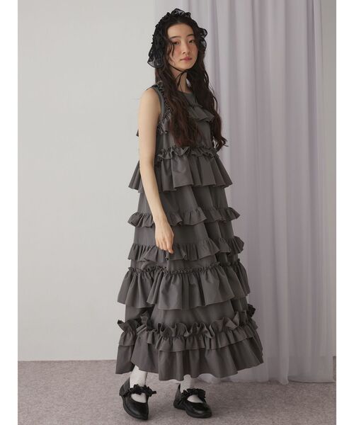 merry jenny（メリージェニー）の「フリルティアードワンピース