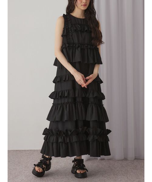merry jenny（メリージェニー）の「フリルティアードワンピース