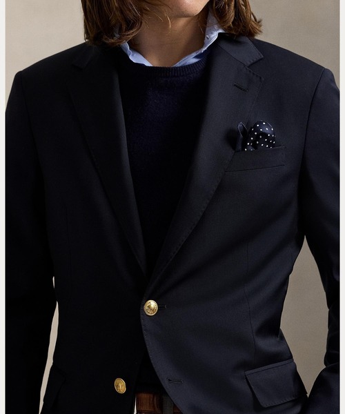 Polo ウール ツイル ブレザー（テーラードジャケット）｜POLO RALPH