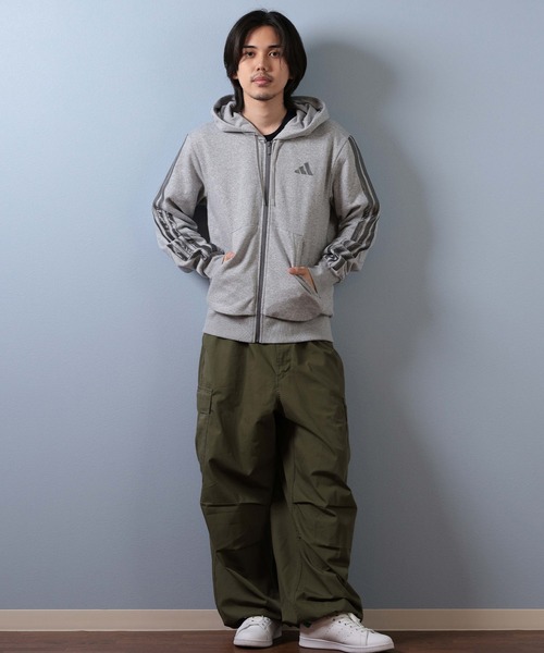 adidas/アディダス M ESS HLD FZ スウェットフーディパーカー