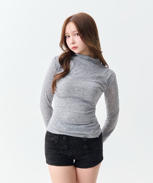 Twinkle Tweed Shorts（その他パンツ）｜andwang（アンドワン）の