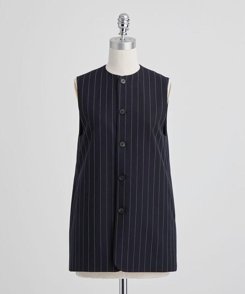 LOEFF（ロエフ）の「＜LOEFF＞ピンストライプ ギャバ ベスト（ベスト