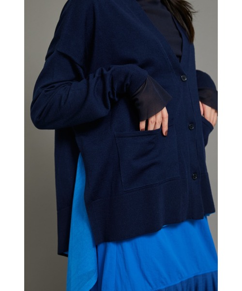 HeRIN.CYE（ヘリンドットサイ）の「Frill knit cardigan（カーディガン