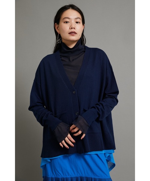 HeRIN.CYE（ヘリンドットサイ）の「Frill knit cardigan（カーディガン
