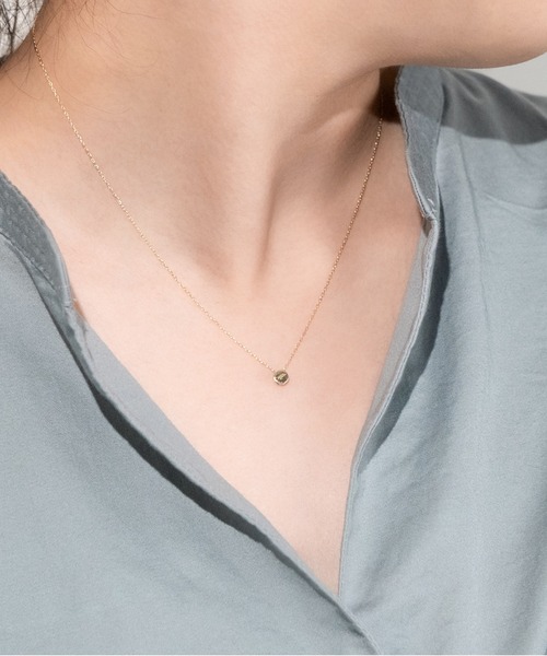 K10 ダイヤモンド シークレットイニシャル ネックレス（ネックレス