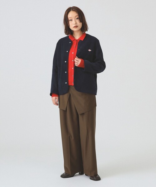 DANTON / FLEECE COLLARLESS JACKET（ブルゾン）｜DANTON（ダントン