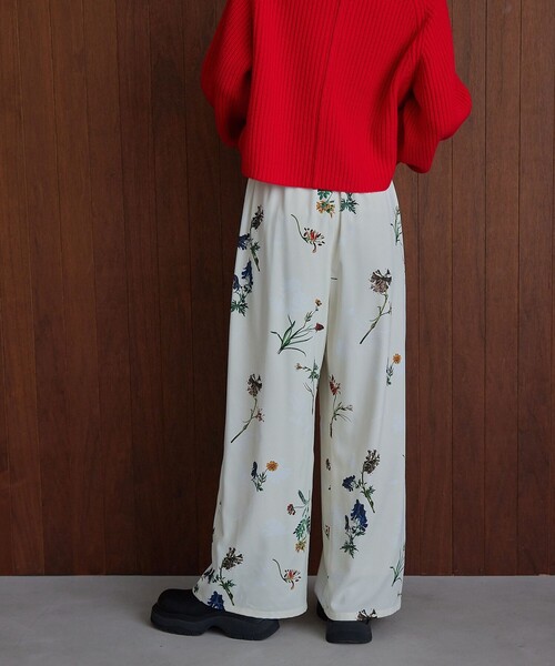 EMMEL REFINES＞EM フラワープリント イージーパンツ 2（その他パンツ