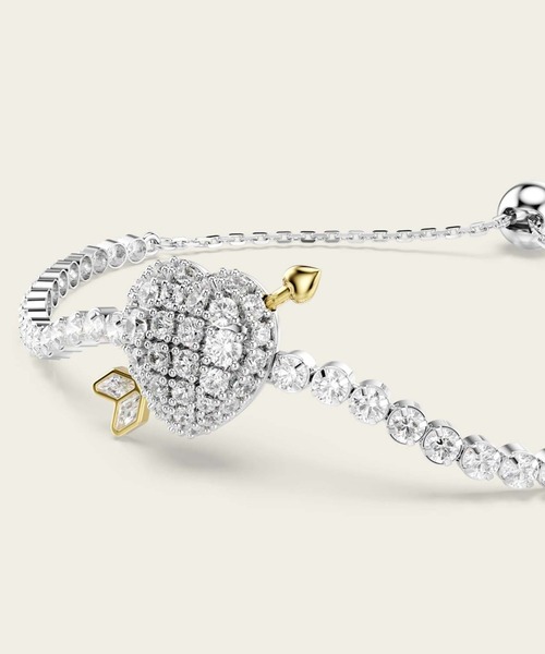 公式】【スワロフスキー】Idyllia ブレスレット, ミックスカット